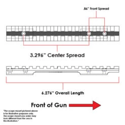 EVOLUTION GUN WORKS Remington 788 Long Action 0 MOA Picatinny Rail Scope Mount (40440) 7 EVOLUTION GUN WORKS Remington 788 Long Action 0 MOA Picatinny Rail Scope Mount (40440) -Spotting Scopes Accessories media 17259.1633270514