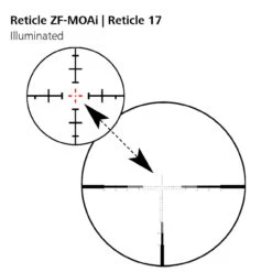 ZEISS LRP S3 6-36x56 FFP MOA Matte Black Riflescope With ZF-MOAi #17 Reticle (522685-9917-090) -Spotting Scopes Accessories media 76527.1667829927
