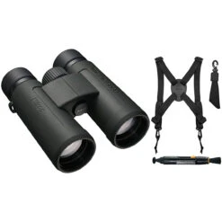 NIKON Prostaff P3 10x42 Binoculars With LensPen And ProStaff Bino Harnes (16777+7072+6121)